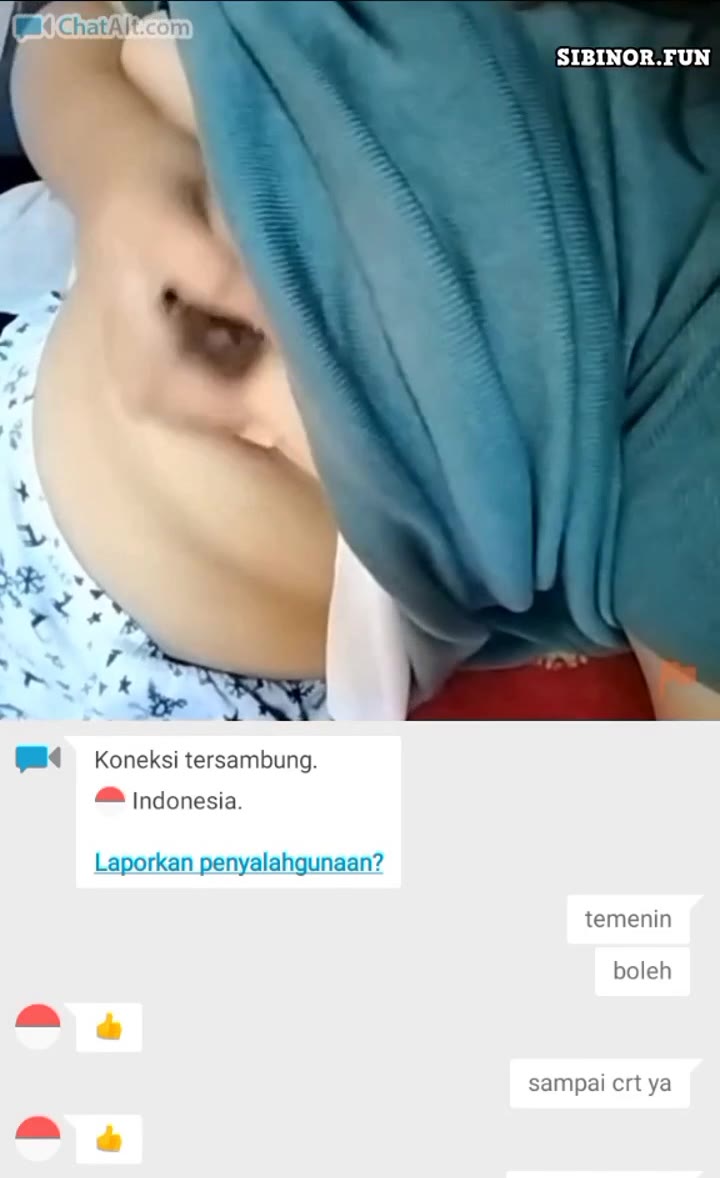 Ometv Baju Biru Remas Uting Coklat