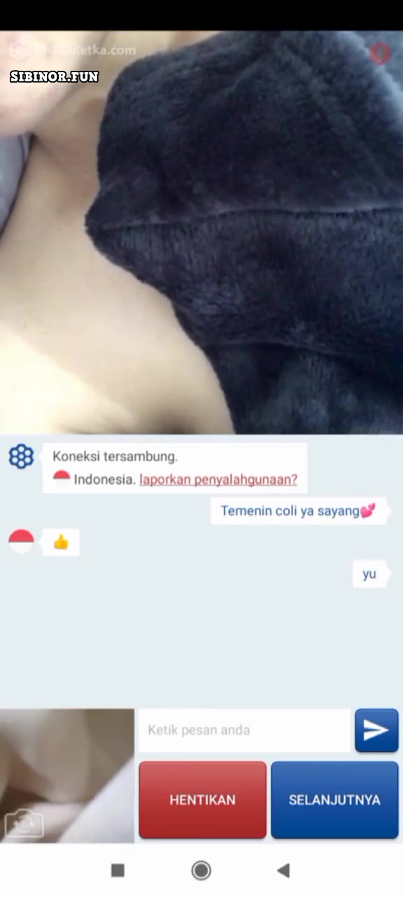 Ome TV Cewe Kacamata Tobrut Colmek x
