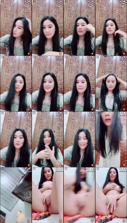 Cewek Dress Hijau Cantik Mempesona Livu Telanjang Omek