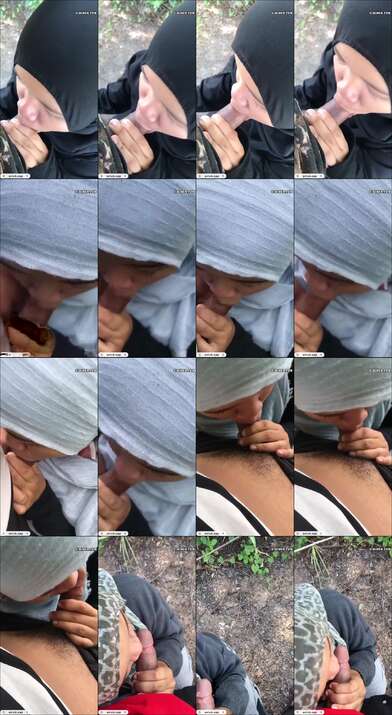 Wanita Jilbab Pemain Handal Doyan Nyepong Outdoor