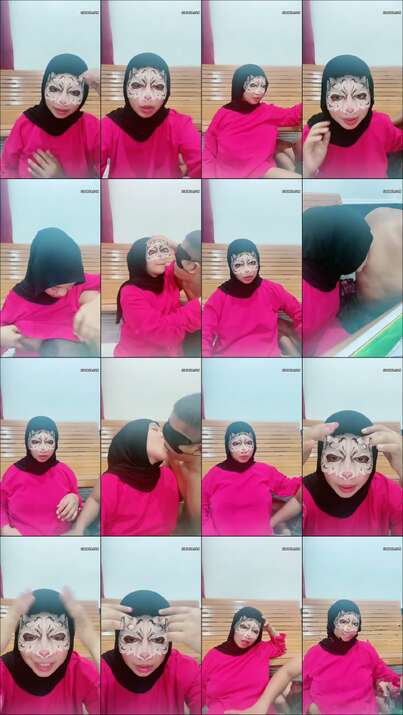 Nona Jilbab Baju Merah Saling Bertukar Kenikmatan Dream
