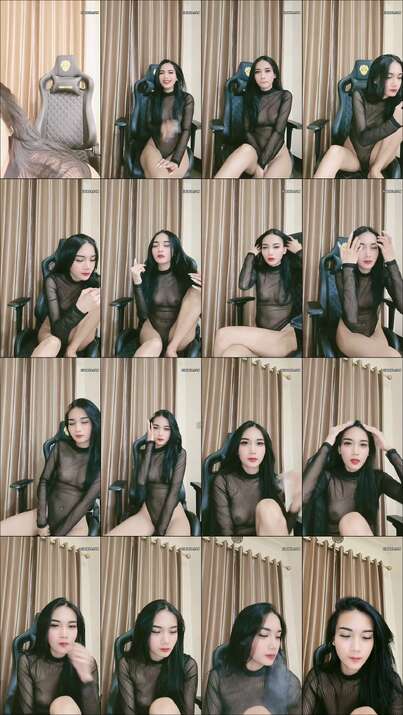 Tambah Cantik Sexy Anna Lingerie Transparan Uting Mango