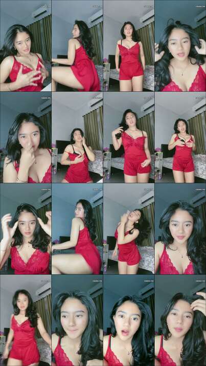 Berasa Kenyal Susunya MRC Amoura Daster Merah ID 49739900 Mango