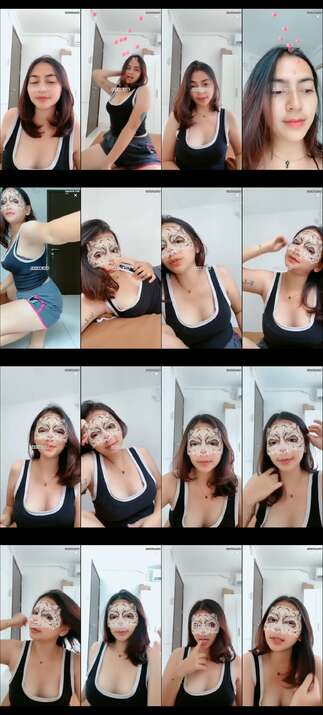Eksis Goyang Almira Cewe Bondol Spill Puting Dream