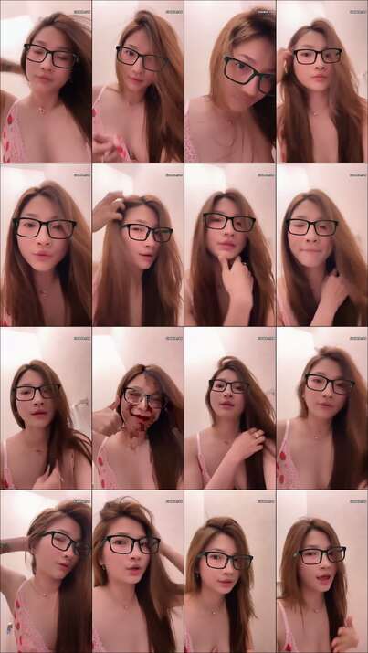 POV Sleep Call Istri Virtual Cakep Kacamata Instagram