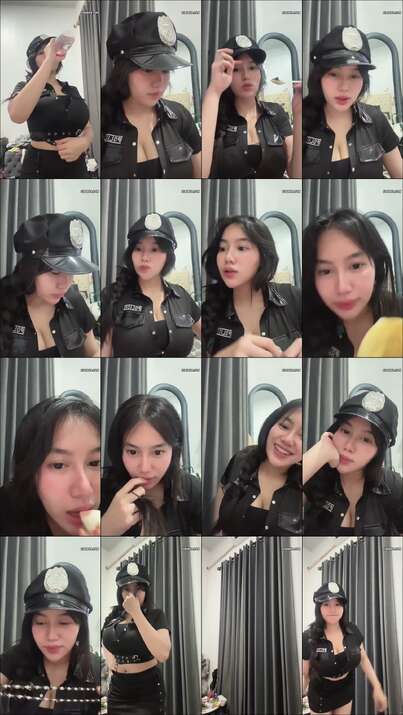 Yourelvv Cosplay Polisi Sexy Bayangin Nyepong Anu